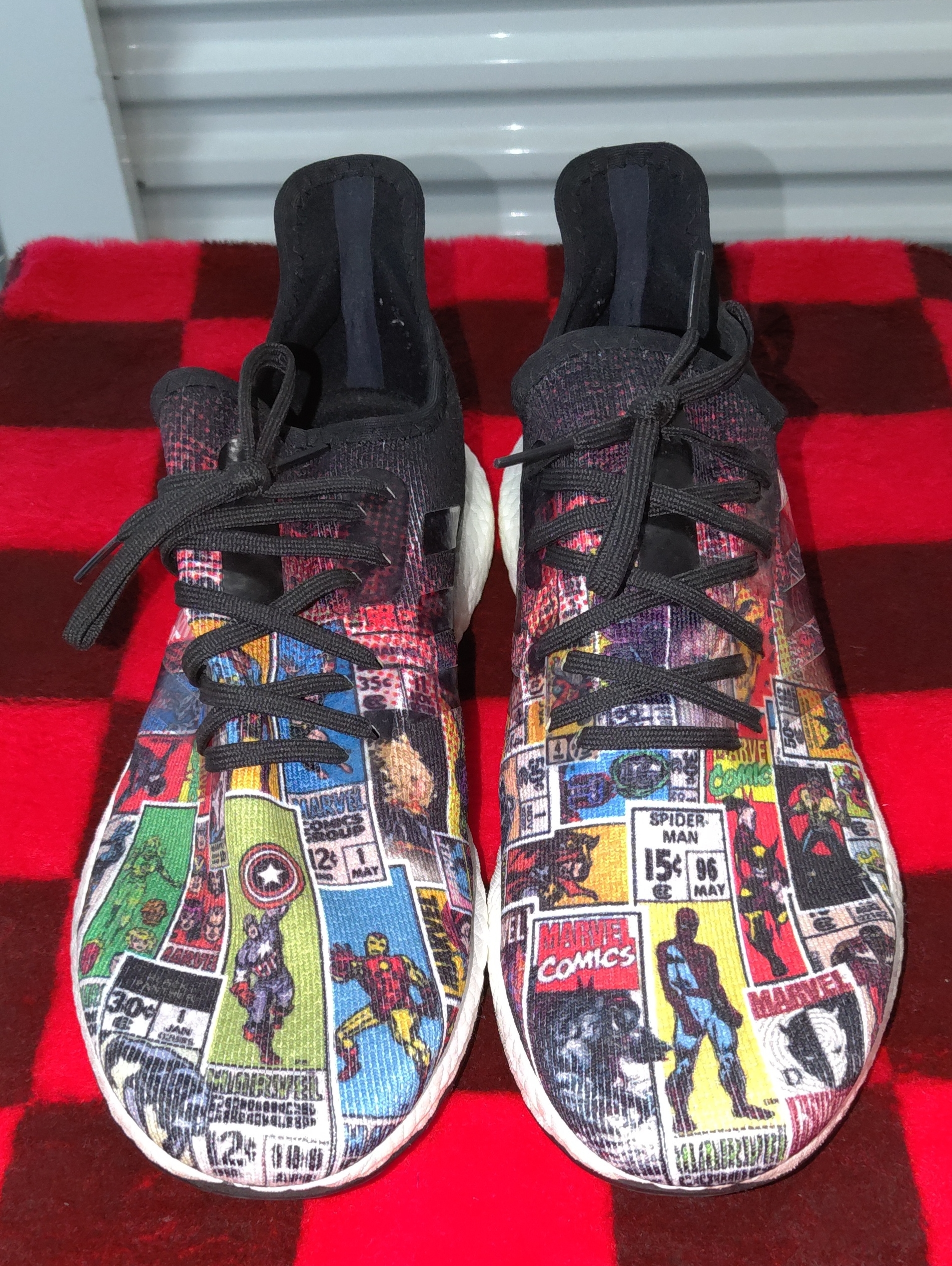 Adidas Mens Am4 Marvel 80 Vol. 2 Running Casual Shoes, Black Us Size 11